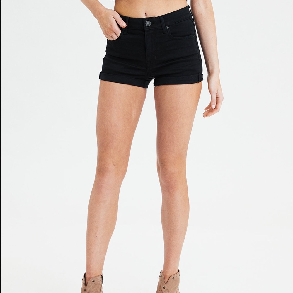 2/$14 or 3/$19👑 American Eagle black khaki shorts - Picture 4 of 4